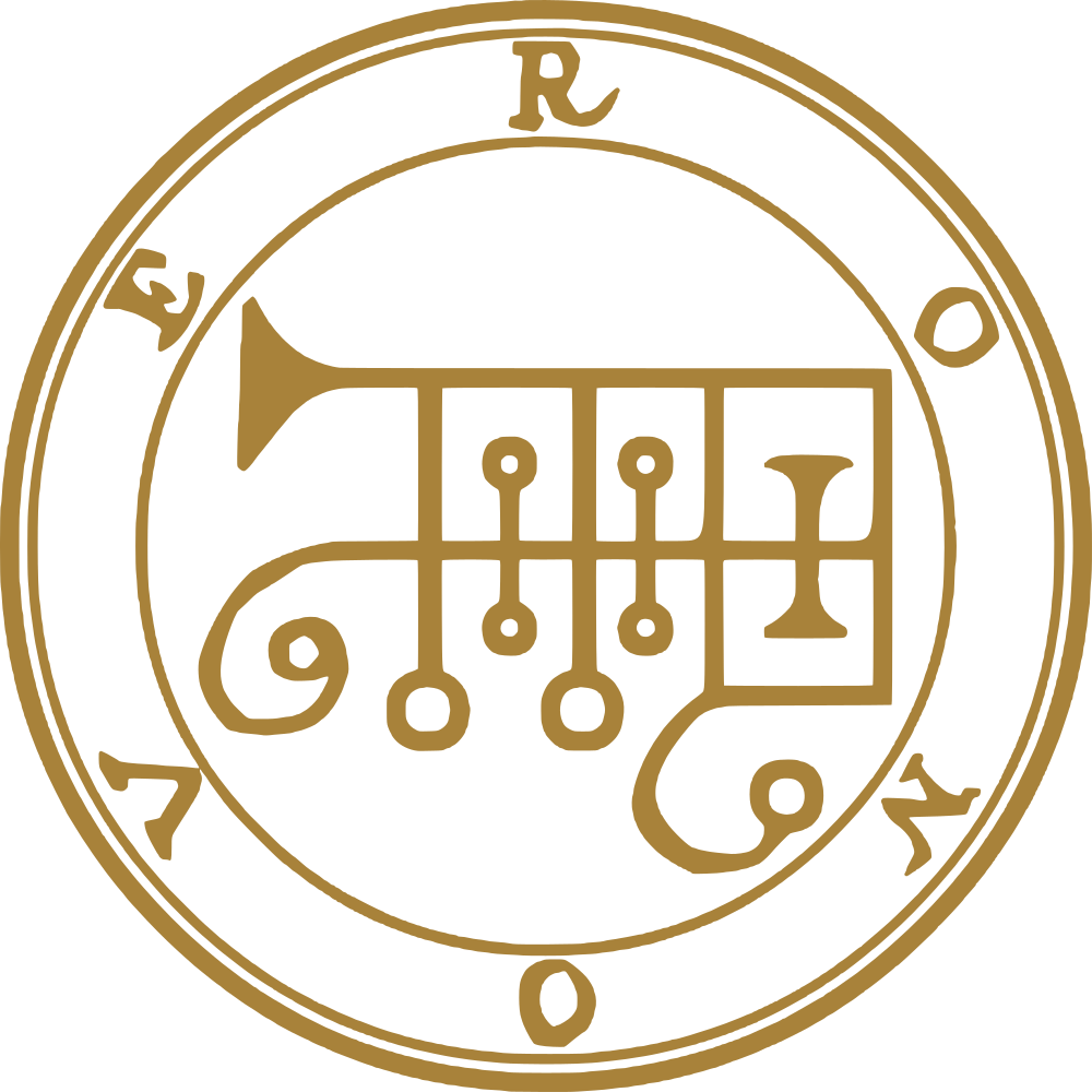 Ronove pecsétje az Ars Goetia katalógusából