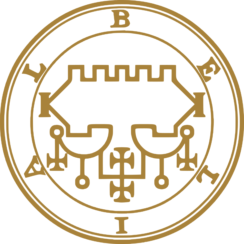 Belial pecsétje az Ars Goetia katalógusából